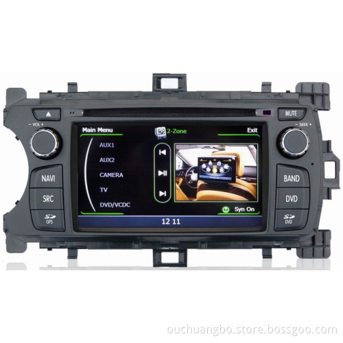 Ouchuangbo audio GPS radio for S100 Toyota Yaris 2012